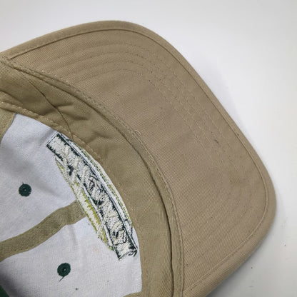 K-Products Alaska Baseball Cap Green One Size Slideback Contrast Brim Piping Hat