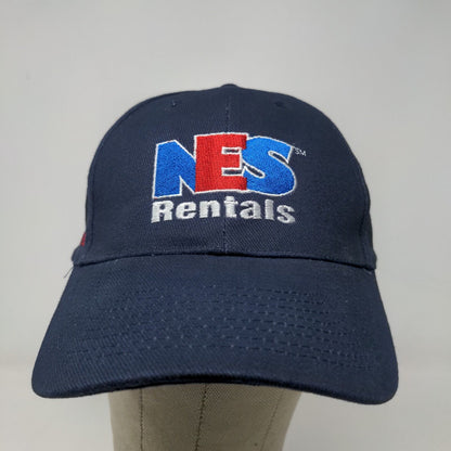 Triad Men's Slideback Hat Blue Adjustable Embroidered NES Rentals Logo