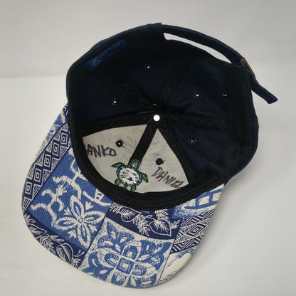 Hawaii Slideback Baseball Cap Blue One Size Adjustable Embroidered 6 Panel