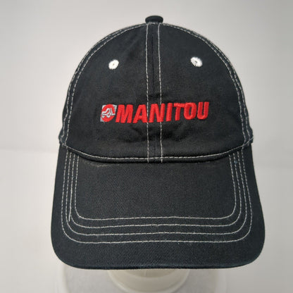 Manitou Solutions Provider Strapback Hat Black One Size Adjustable Cap America