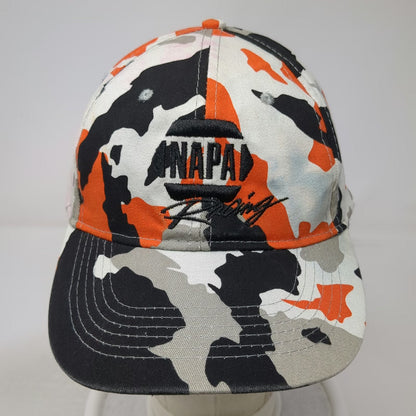 NAPA Racing Baseball Cap White Camo One Size Slideback Hat Cotton Racing Logo