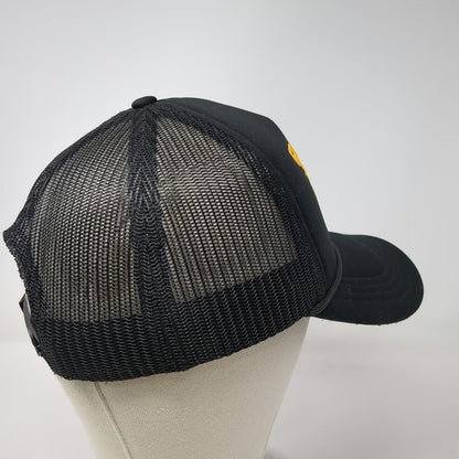 TopGolf Trucker Hat Black One Size Practice Swing King Snapback Mesh Golf Rope