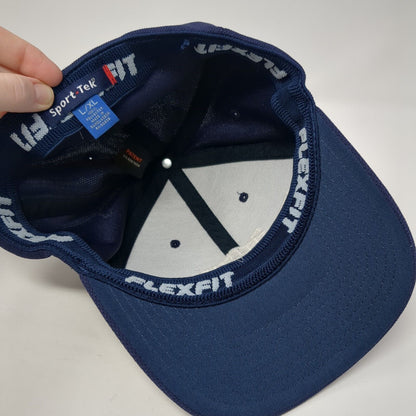 Ready-Frame Precision Packages by BMC Fitted Hat Blue L/XL Flexfit Sport-Tek