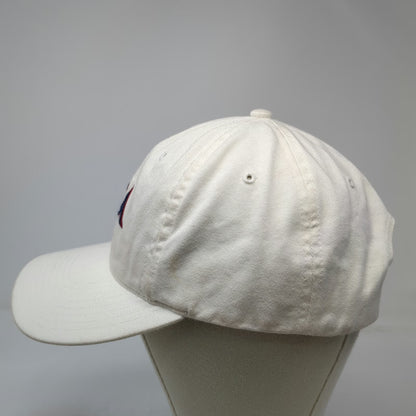 Nike Baseball Cap White Vintage USA Embroidered Star Sample Slideback Hat