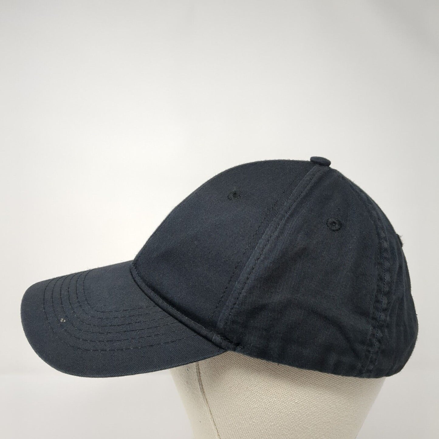 Chipotle Strapback Hat Black One Size Adjustable Embroidered Loomstate