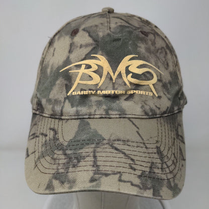 BMS Barry Motor Sports Snapback Hat Camo OSFA Adjustable Cobra