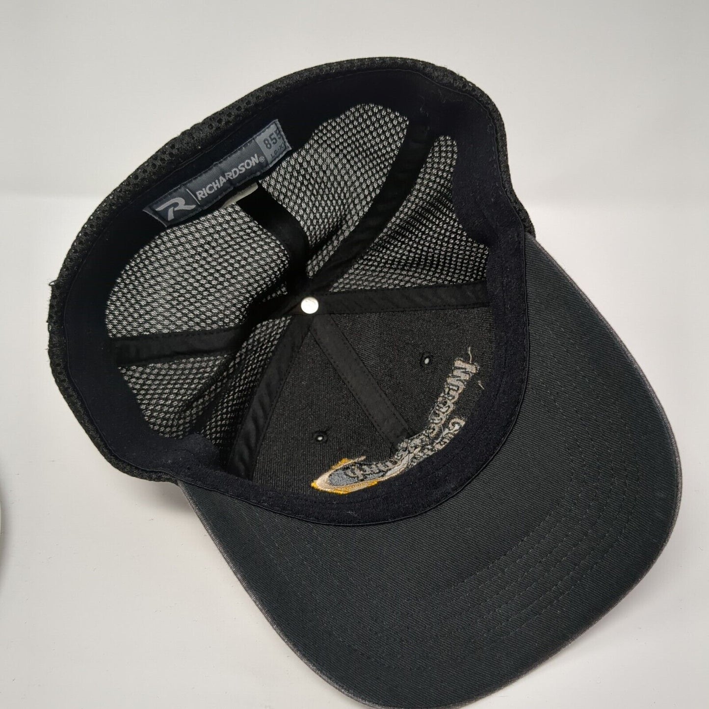 Millenkamp Cattle Jerome Idaho Fitted Trucker Hat Camo L/XL Flex Richardson