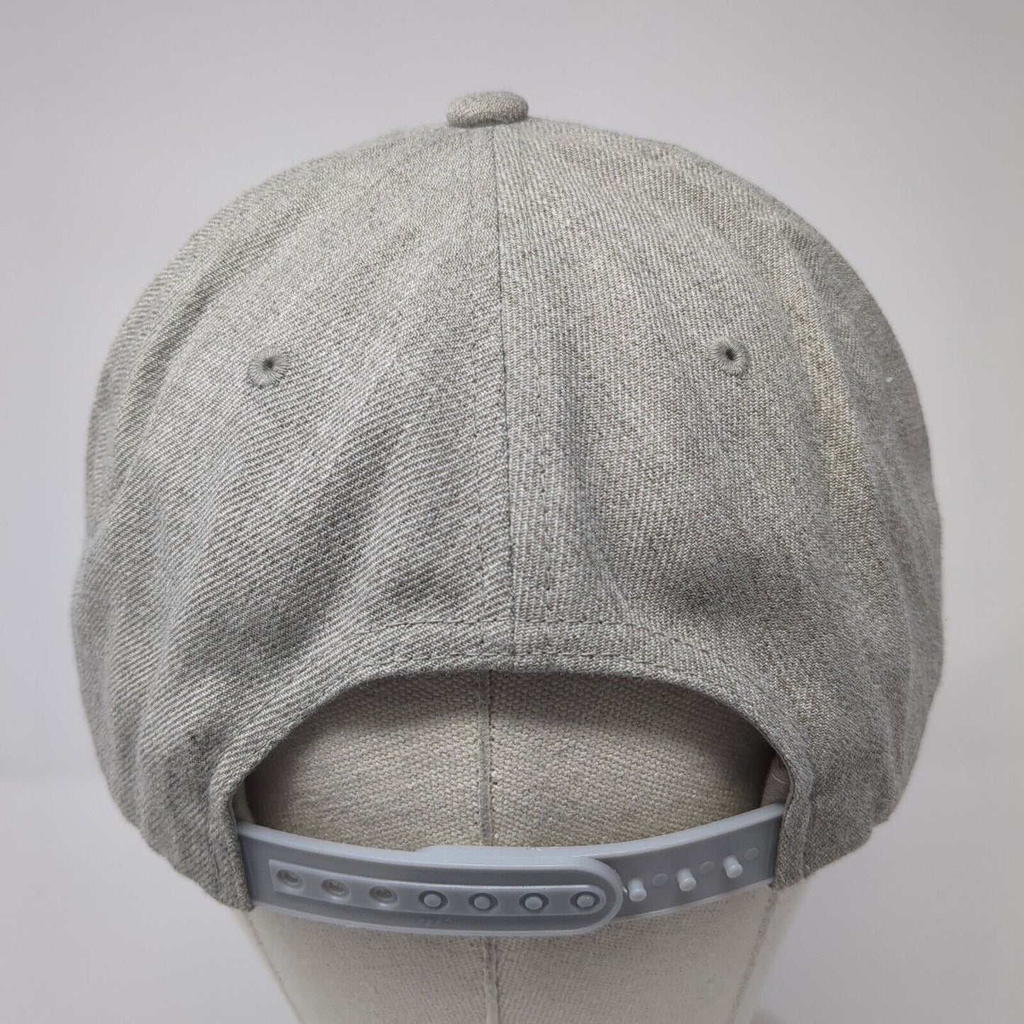 The Classics Yupoong Snapback Hat Gray One Size Adjustable 6 Panel Blank