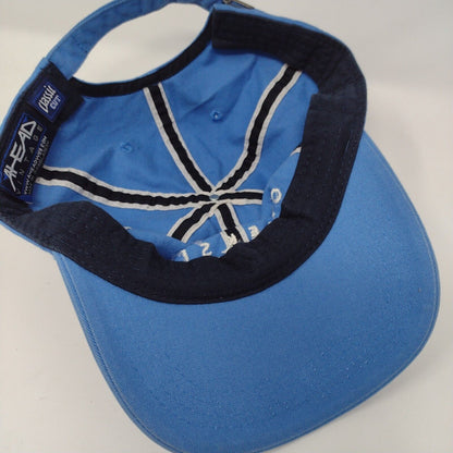 Creekside Sun Valley Slideback Hat Blue OSFA Classic Cut Ahead Vintage Cotton