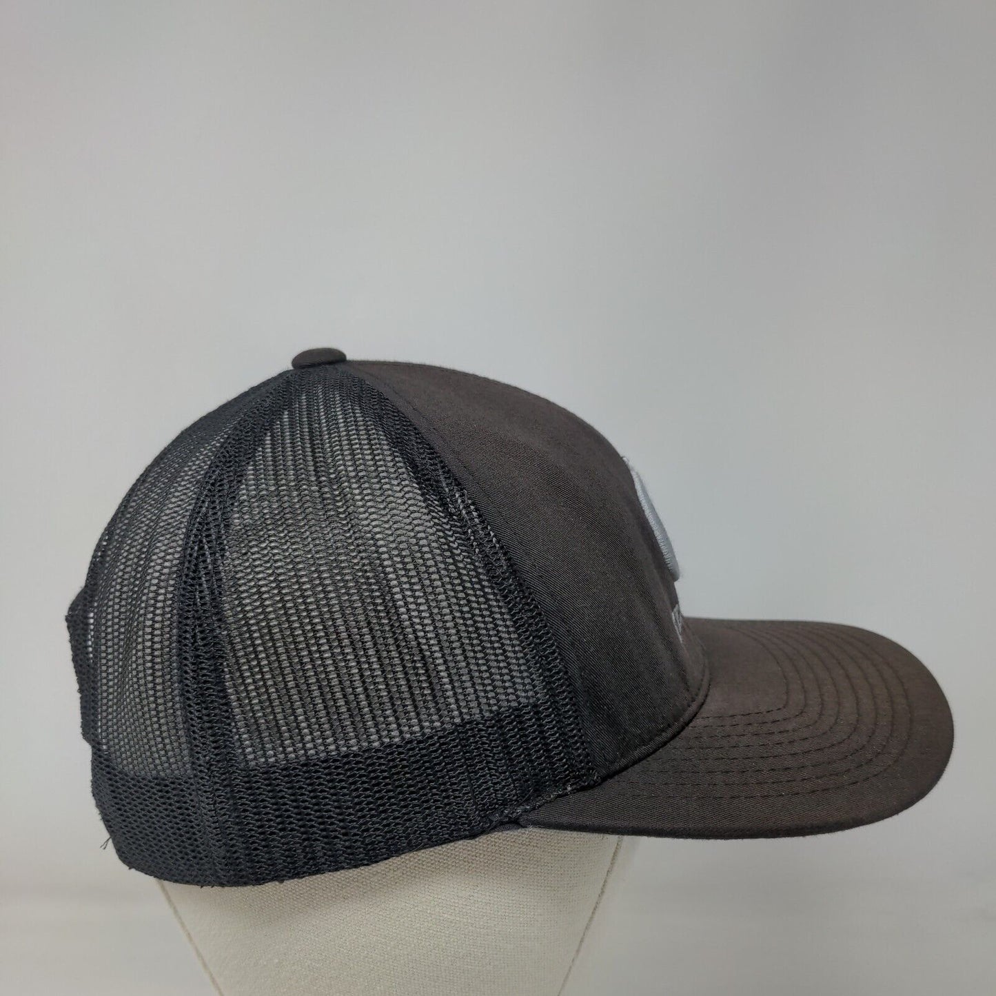 Florida Snapback Trucker Hat Black OS Adjustable Mesh Back Pacific Headwear