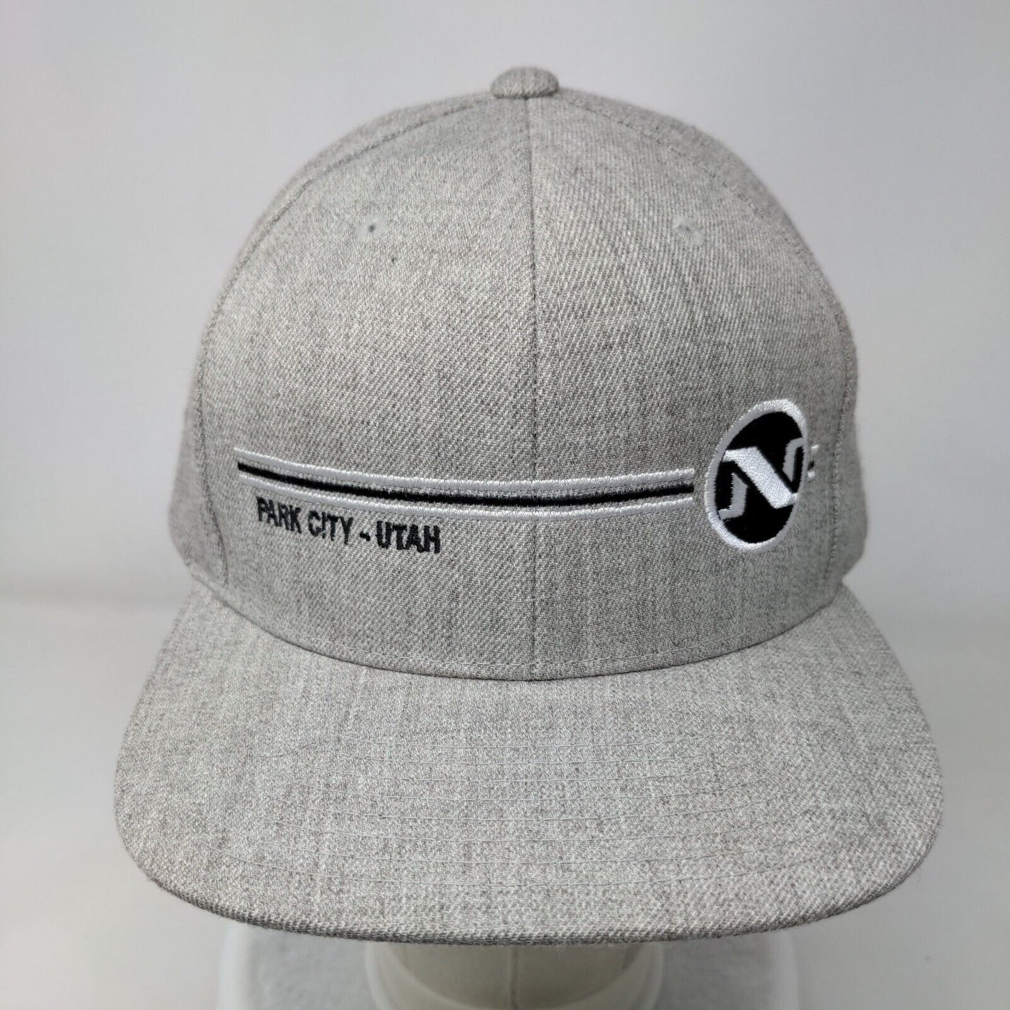 Park City - Utah Snapback Hat Gray One Size Adjustable The Classics Yupoong