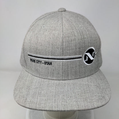 Park City - Utah Snapback Hat Gray One Size Adjustable The Classics Yupoong