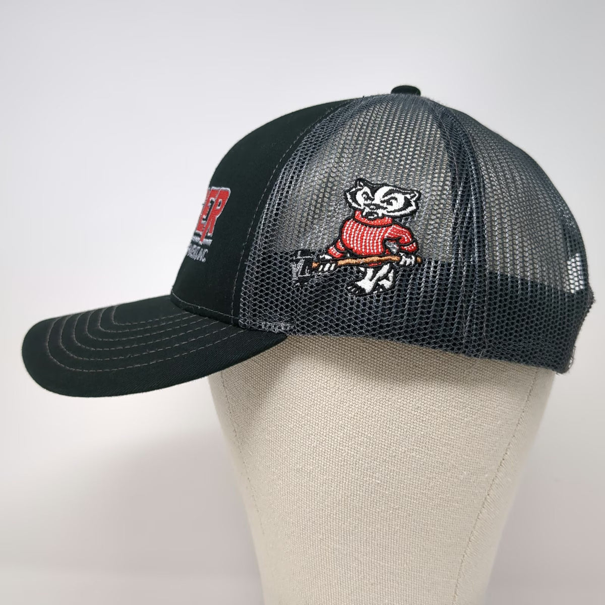 Outdoor Cap Trucker Hat Black One Size Badger State Highway Equipment Inc Mesh
