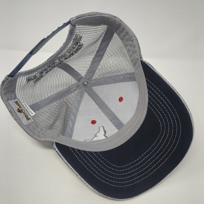 Farm Bureau Ins Snapback Trucker Hat Blue OS Adjustable Mesh Back Buck's Bags