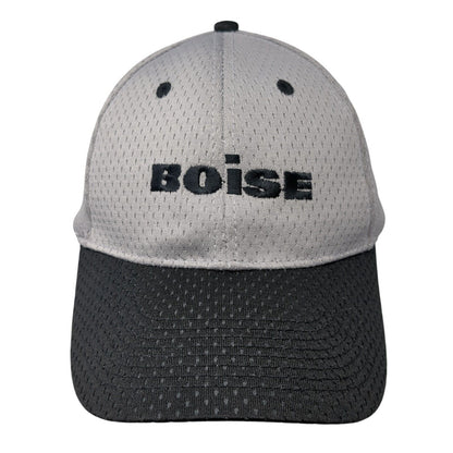 Boise Strapback Hat Gray One Size Adjustable Embroidered Otto 6 Panel