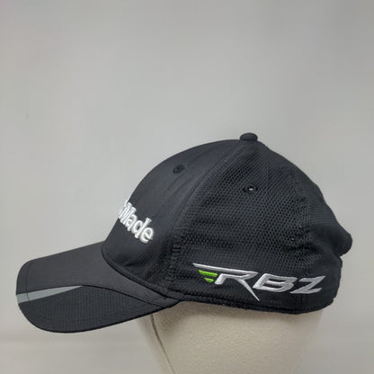 TaylorMade R11S Strapback Hat Black OSFA Adjustable Embroidered