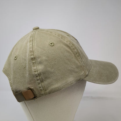 Falcon New Orleans Jazz Baseball Cap Beige One Size Leather Strapback Music Hat