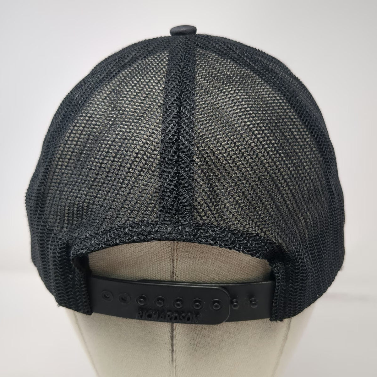 Richardson Trucker Hat Black One Size Camo Mesh Snapback CXT Logo Kryptek