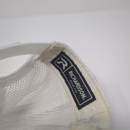 Peak Snapback Mesh Back Trucker Hat Black One Size Colorblock Richardson