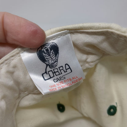 Cobra Caps Snapback White Green One Size New Orleans Gulf Coast RWY Train Hat