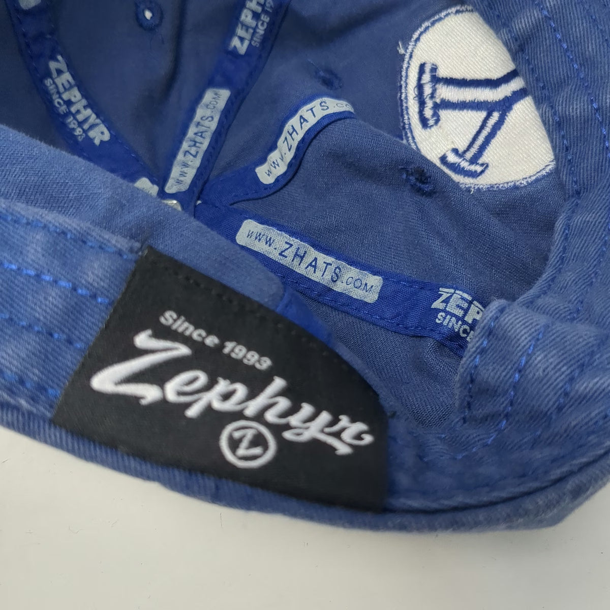 Zephyr BYU Cougars NCAA Blue One Size Slideback Cotton Embroidered Oval Logo Hat