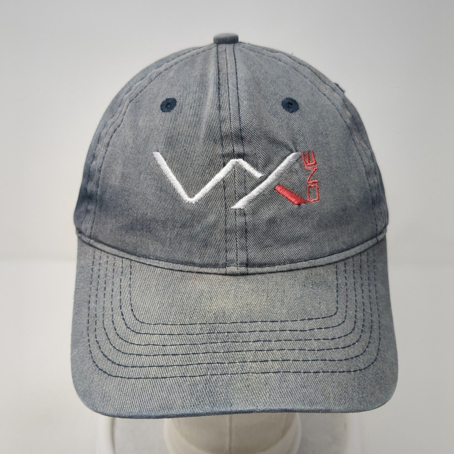 VX One Slideback Hat Blue One Size Adjustable One Design Evolved 6 Panel