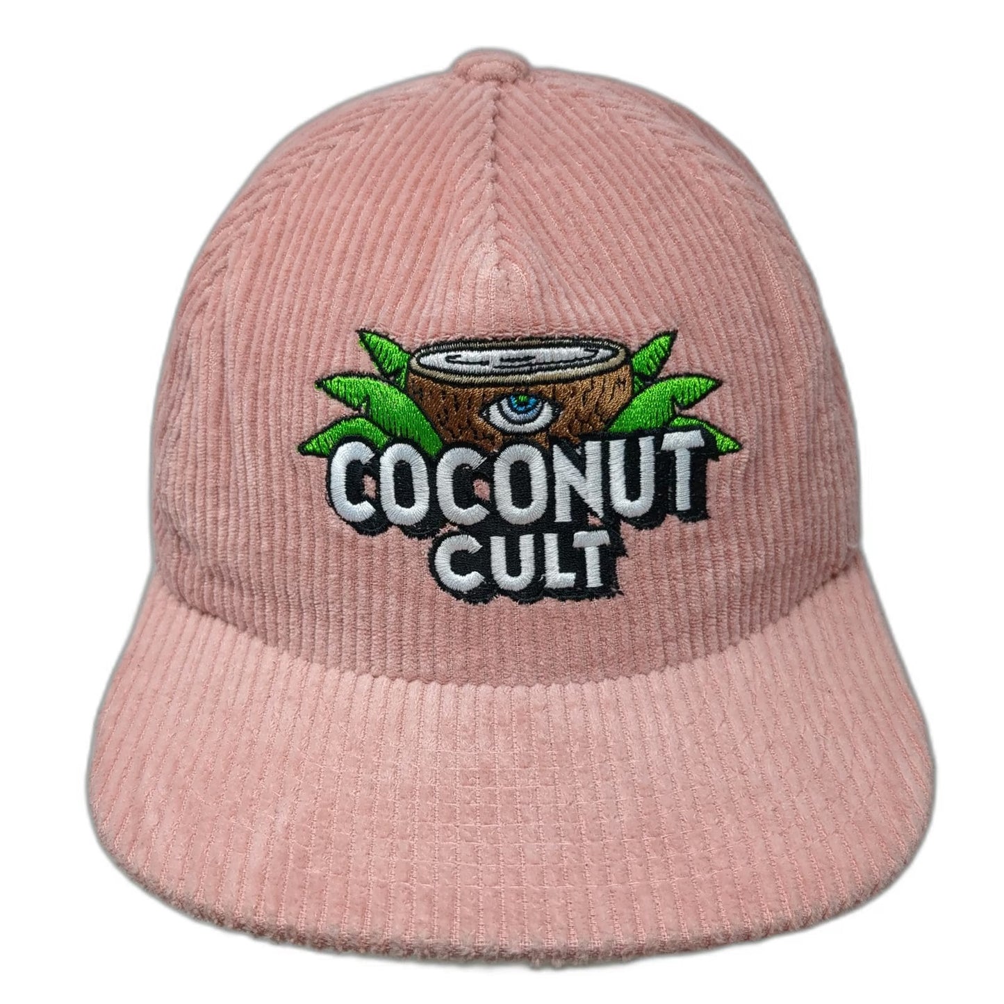 Weld 5 Panel Pink One Size Corduroy Slideback Hat Coconut Cult Graphic Cotton