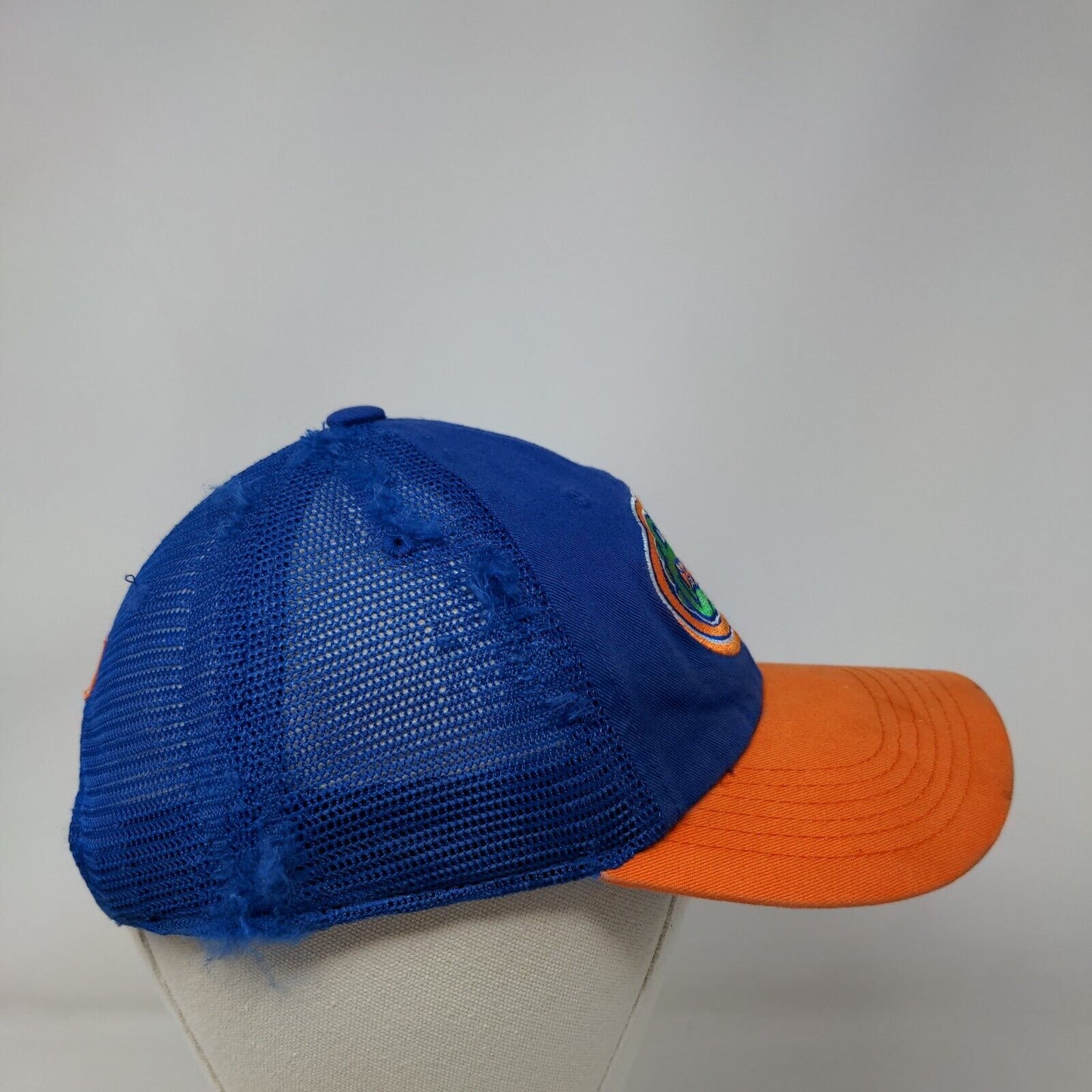 Florida Gators Snapback Mesh Back Trucker Hat Orange Blue Embroidered Logo NCAA