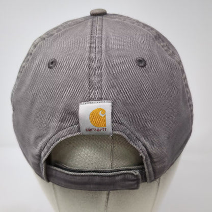 Carhartt Baseball Cap Gray OS Embroidered Logo Adjustable Cotton Canvas Hat