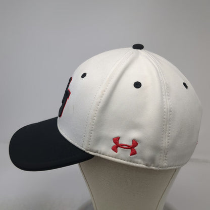 Under Armour Utah Utes NCAA Cap White M Fitted Structured Stretch Fit Logo Hat