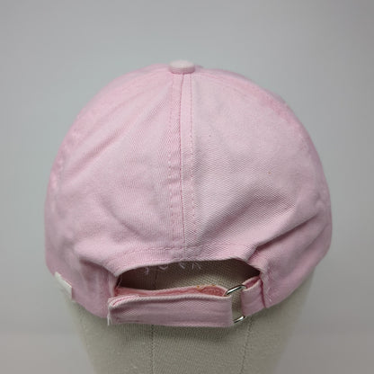 SBK Slideback Hat Pink One Size Adjustable Embroidered Solid 6 Panel
