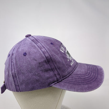 Vintage 1973 Aged To Perfection Slideback Hat Purple OSFA Embroidered 6 Panel