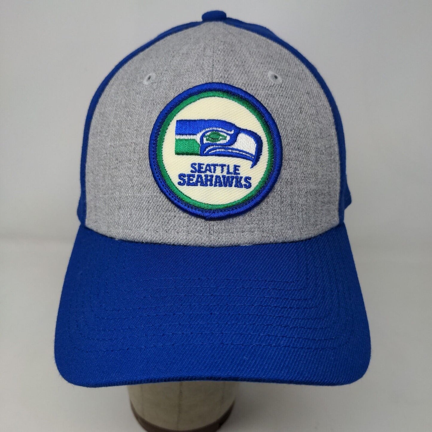 New Era Men's Fitted Hat Blue Size S/M Seattle Seahawks Embroidered Logo