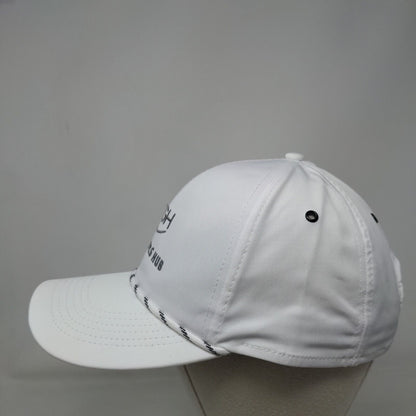 TGH Analytics Hub Strapback Hat White OSFA Adjustable Embroidered Rope Imperial