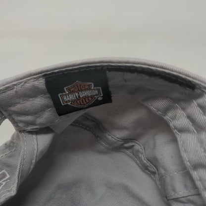 Harley-Davidson Motorcycles Strapback Cadet Army Cap Hat Gray One Size