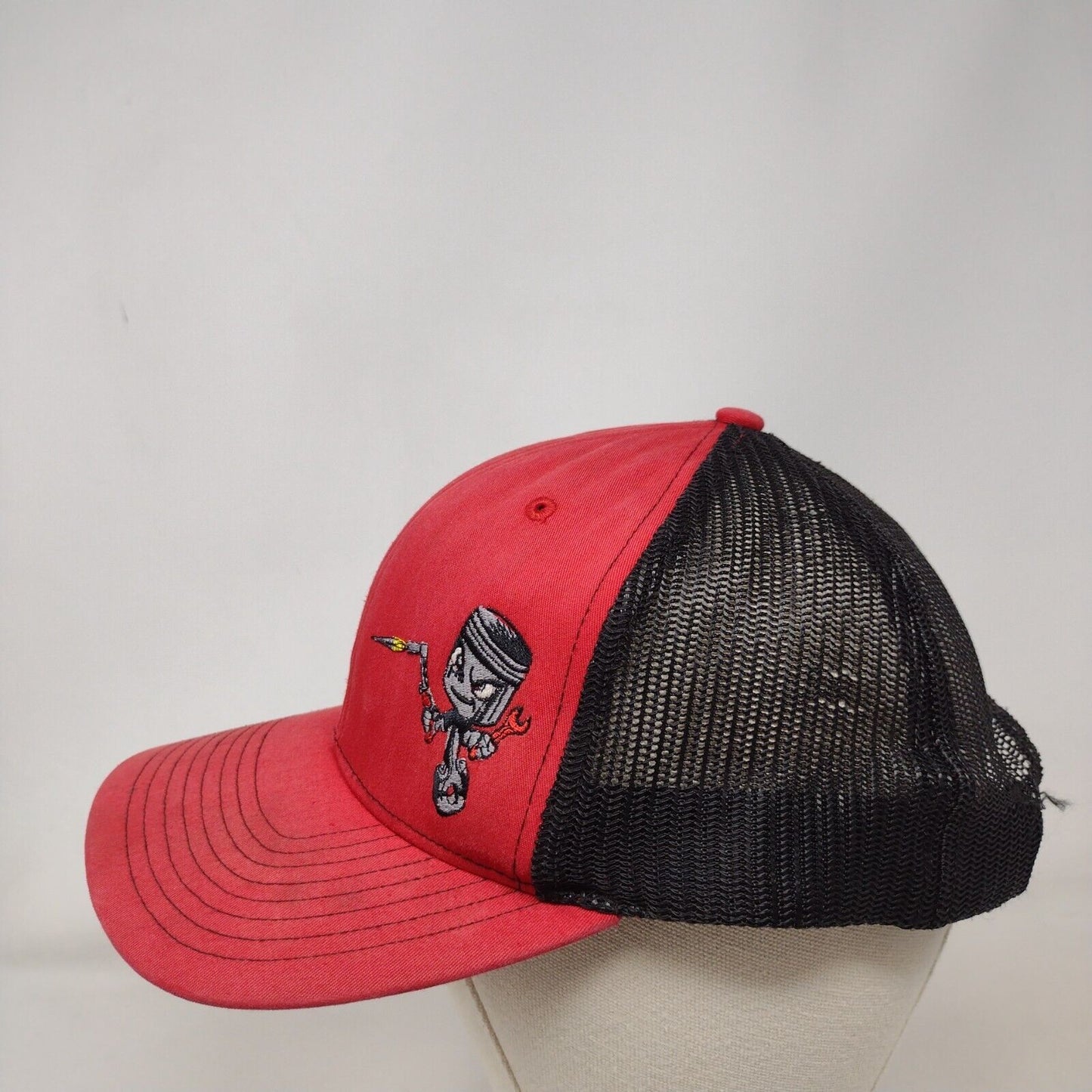Richardson Snapback Mesh Back Trucker Hat Multi One Size Colorblock
