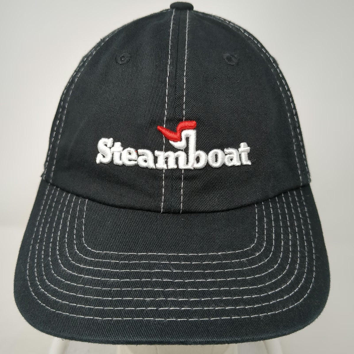 Nine Five Ltd. Baseball Cap Black One Size Steamboat Colorado Hat Cotton Stitch