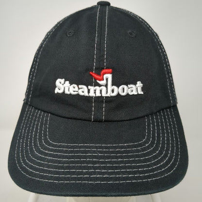 Nine Five Ltd. Baseball Cap Black One Size Steamboat Colorado Hat Cotton Stitch