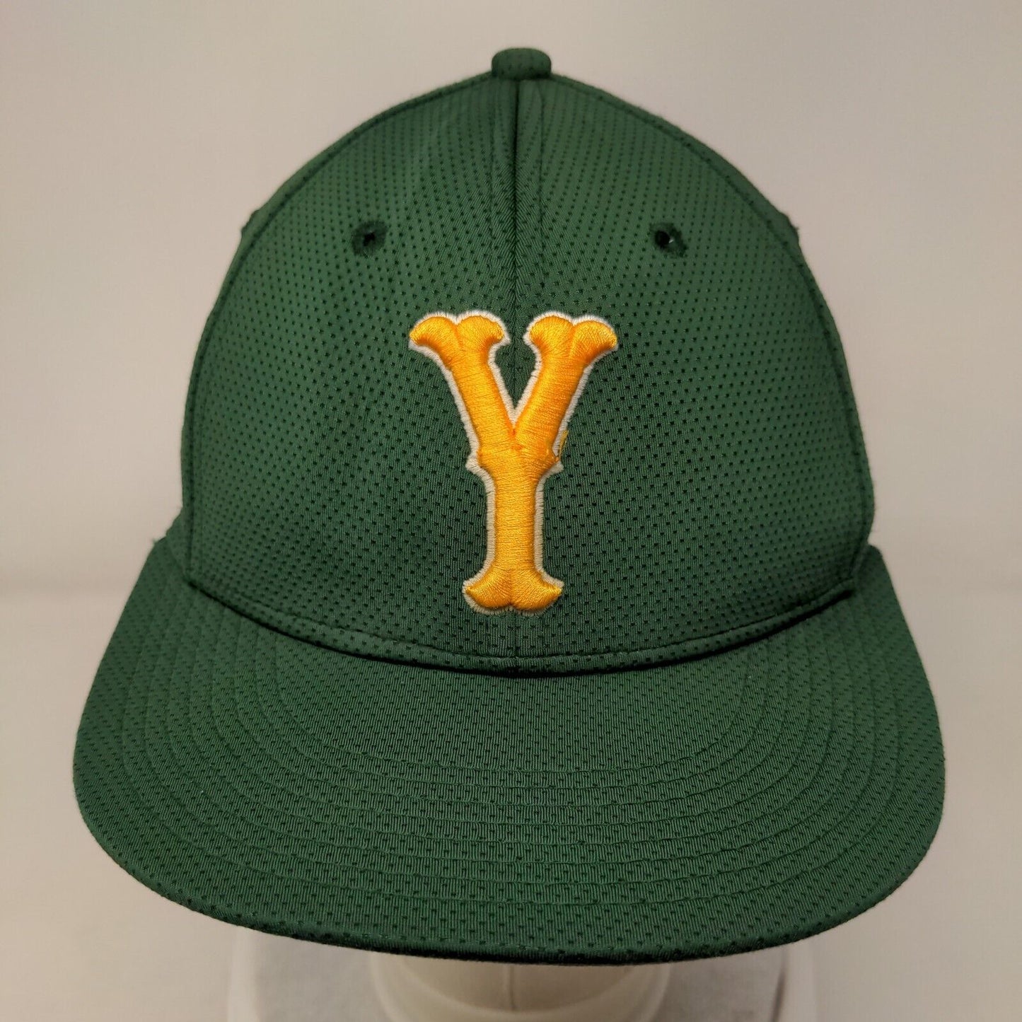 Yulee Varsity Baseball Fitted Hat Green Size 7 Embroidered Logo The Game Pro
