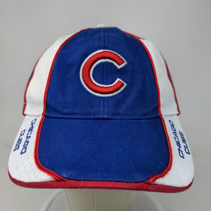 '47 Brand Men's Strapback Hat Blue OS Embroidered Chicago Cubs Logo Polyester