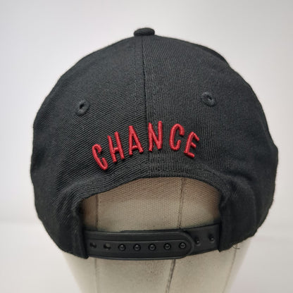 New Era Snapback Black OSFM Chance The Rapper 3 Wool Flat Bill Adjustable Hat