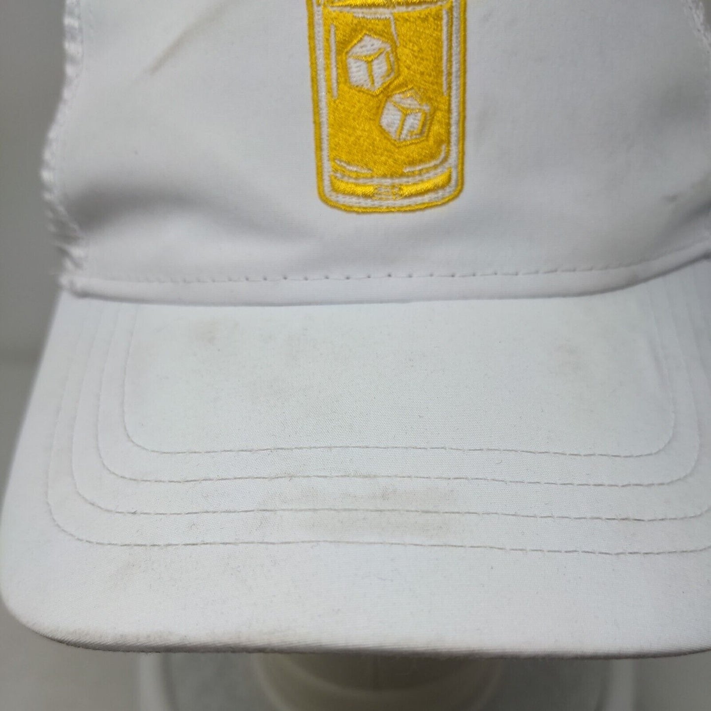 Lemonade Snapback Mesh Back Trucker Hat White One Size Athletic Works