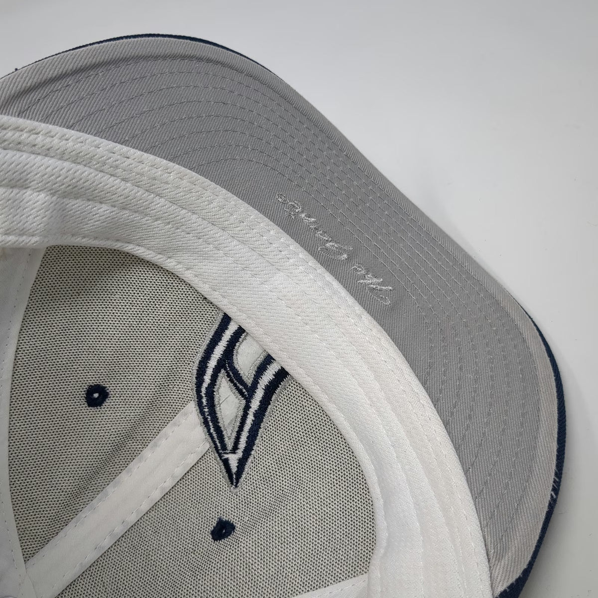 The Game Penn State Nittany Lions NCAA White Blue Size 7 Fitted Baseball Cap Hat