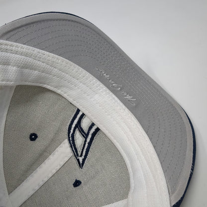 The Game Penn State Nittany Lions NCAA White Blue Size 7 Fitted Baseball Cap Hat