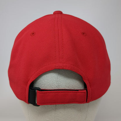 Port Authority Baseball Cap Red One Size Jack's Urban Meeting Place Hat Flexfit