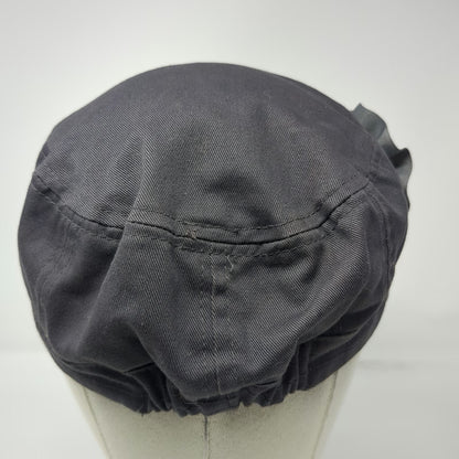 ABG Accessories Army Cap Gray One Size Polka Dot Flower Rhinestone Elastic Hat