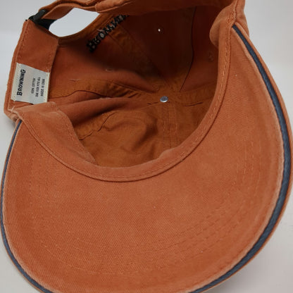 Browning Baseball Cap Orange One Size Buckmark 1878 Logo Cotton Strapback hat