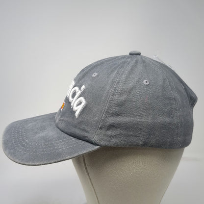 Gray One Size Baseball Cap Valencia Spain Flag Slideback Cotton Embroidery hat