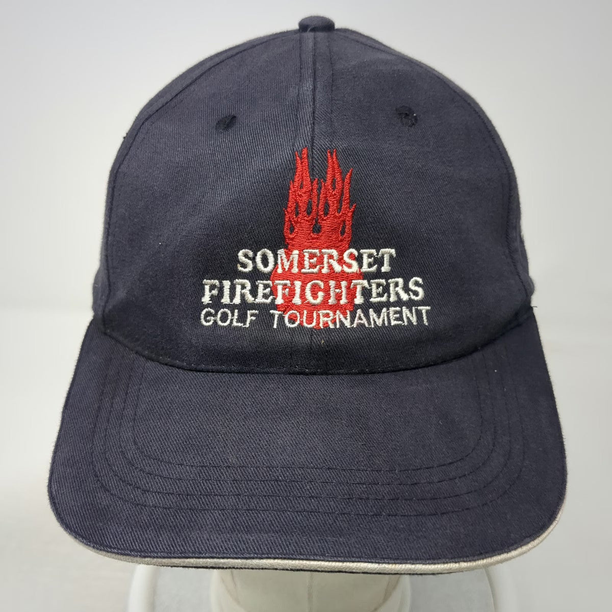 Toppers Somerset Firefighters Golf Tournament 2004 Gray Baseball Cap OSFM Hat