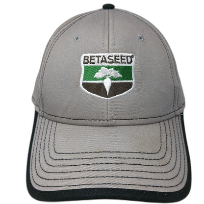 OTTO Gray Baseball Cap One Size Betaseed Sugar Beet Patch Strapback Cotton Hat